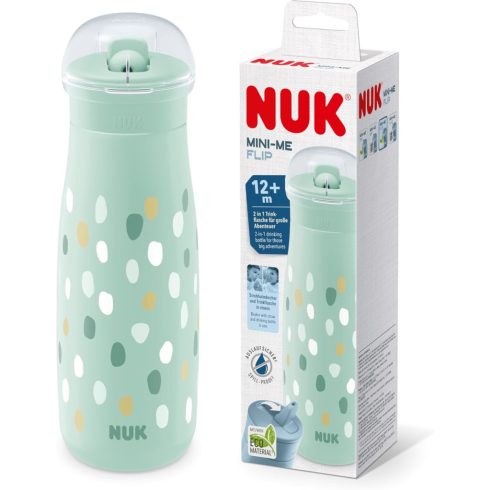 NUK Mini-Me Flip 450ml Sport kulacs 12hó+ Zöld