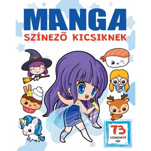 Manga színező kicsiknek 