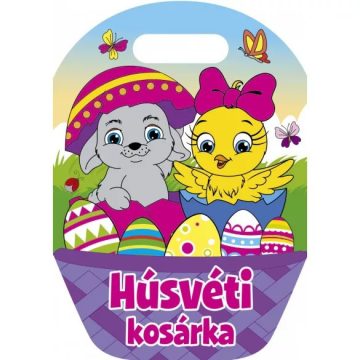 Húsvéti kosárka kifestő