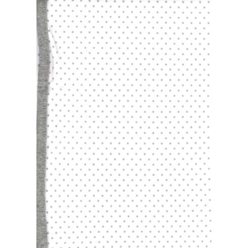 Vaganza mintás pamut babatakaró 70x90 cm - Szürke Csillag
