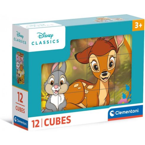 Clementoni Disney klasszikus mesekocka 12 db-os 