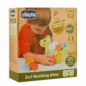   Chicco Hintázó dínó építőjáték 2in1 ECO+
ökoanyag 