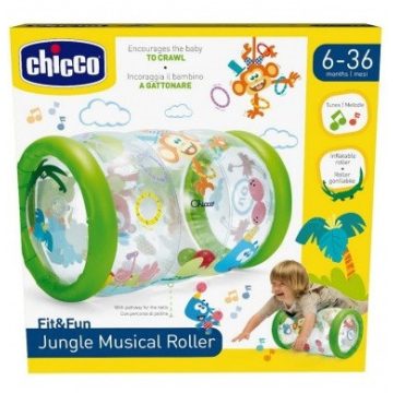 Chicco Dzsungel zenélő henger
mászásfejlesztő játék 
