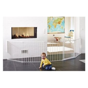 Babydan Olaf XXL térkorlát 90-350 cm - fehér