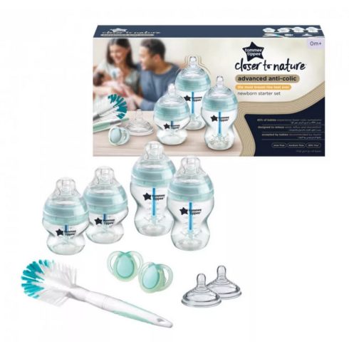 Tommee Tippee Advanced cumisüveg kezdőszett 8db - türkiz