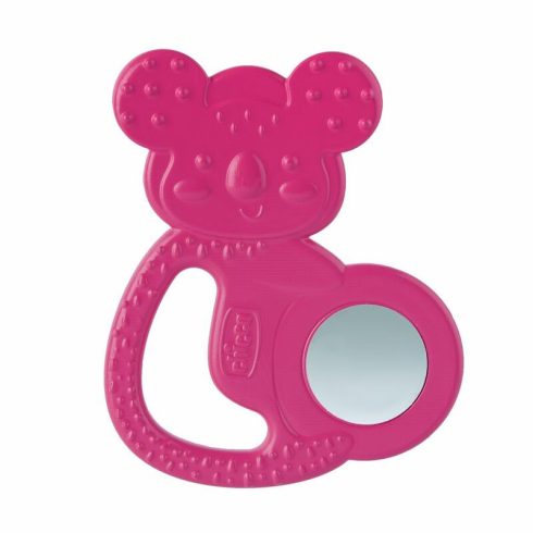 Chicco Koalás hűsítő rágóka acélbetétes pink 4hó+