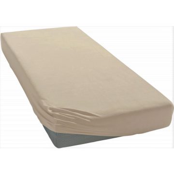  Baby Shop pamut,gumis lepedő 60*120 - 70*120 cm-es matracra használható - bézs