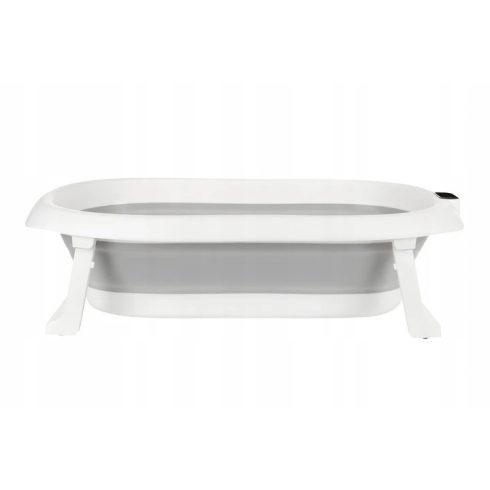 Premium Összecsukható kád hőmérővel és anatómiai támasztékkal + állvány - Grey