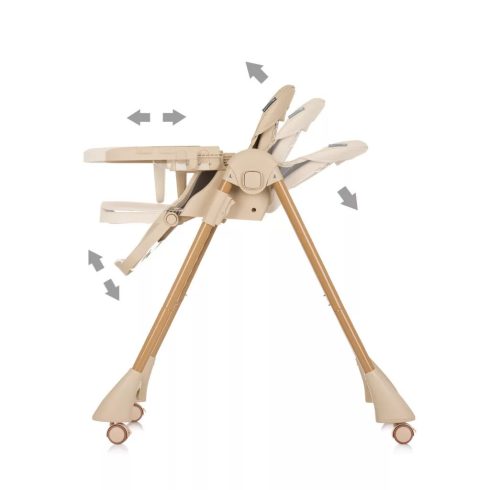 Chipolino Candy Shop multifunkciós etetőszék - Macadamia 