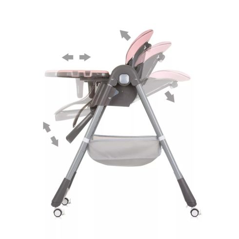 Chipolino First Spoon multifunkciós etetőszék - Flamingo