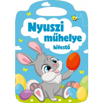 Nyuszi műhelye kifestő 