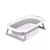 Chipolino Isla összecsukható kád hálós babatartóval 81 cm - Grey