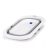 Chipolino Isla összecsukható kád hálós babatartóval 81 cm - Grey