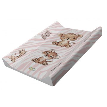   Babastar puha 2 ékes pelenkázó lap 50*70 cm - rózsaszín szafari