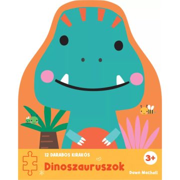 12 darabos kirakós - Dinoszauruszok 