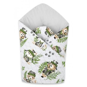   Baby Shop kókuszpólya 75x75cm -  Természetes nyomozók szürke 