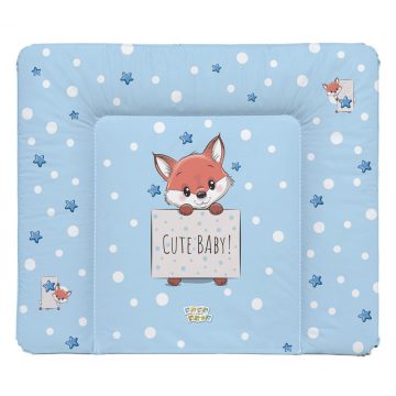   Babastar puha pelenkázó lap 75*72 cm - Kék csillagos róka 