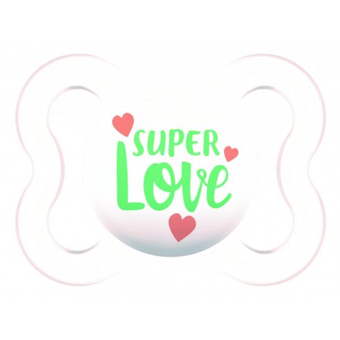 MAM Mini Air 0+ szilikon nyugtató cumi - Super Love