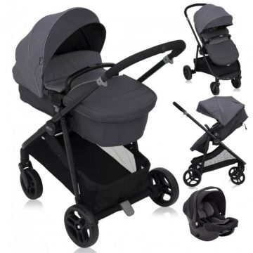   Graco Transform babakocsi + Graco SnugEssentials I-Size 40-75 cm hordozó