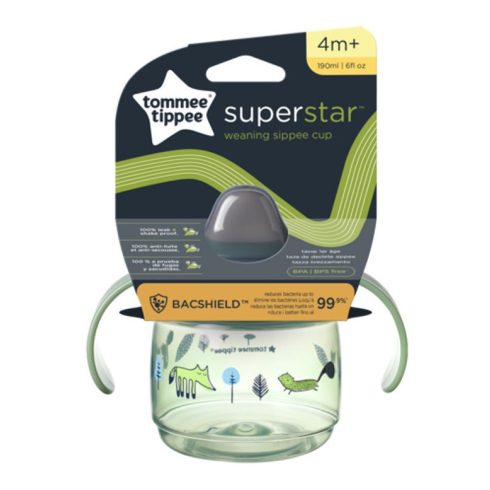 Tommee Tippee Superstar Weaning Sippee Cup csőrös pohár 190 ml 4m+ - Zöld