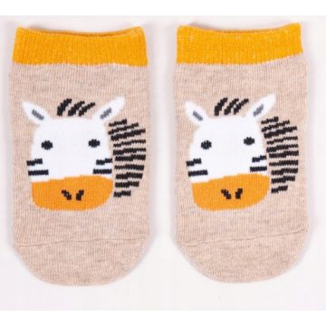Yo! Baby pamut zokni 6-9 hó - Zebra