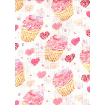 Mintás textil pelenka 1db-os - muffin