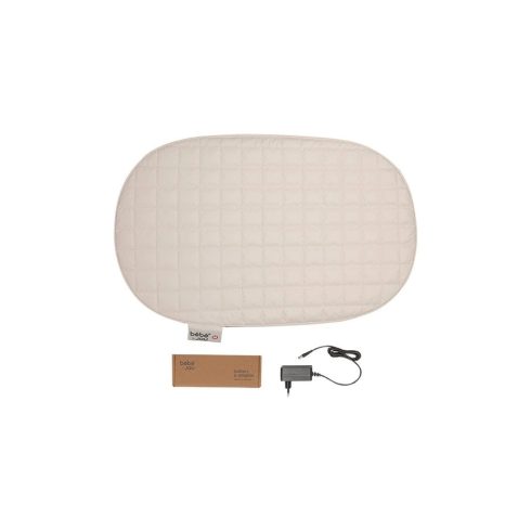 Bébé Jou fűtött steppelt pelenkázó lap - Quilted Squares (beige)