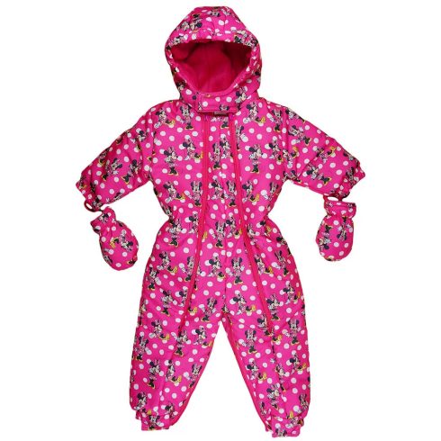 Disney Minnie baba kapucnis overall kesztyűvel 92-98 pink