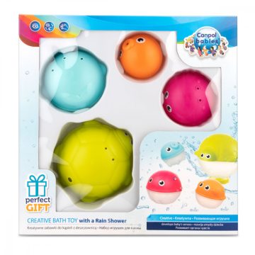   Canpol babies kreatív fürdőjáték-készlet esőzuhannyal 4 db OCEAN