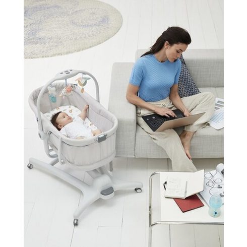Chicco Baby Hug Air 4in1 bölcső-pihenő-etetőszék-fotel  0h + Aquarelle