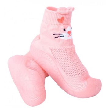 YO! zoknicipő 23-as - rózsaszín cica