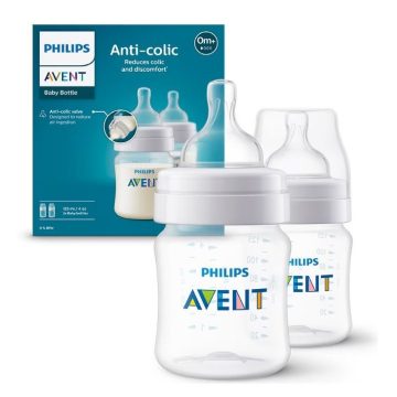   Philips AVENT Hasfájáscsökkentő cumisüveg 2 db
SCY100/02 125 ml 0+