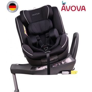   Avova Sperber-Fix I-Size 360° biztonsági gyerekülés 40-105 cm - Pearl black 