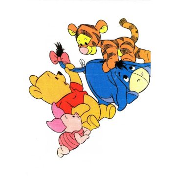 Disney textil tetra pelenka 70*70cm - Micimackó & barátai 