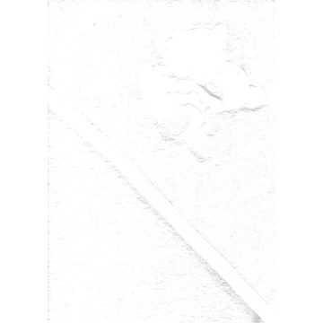   Trimex kapucnis,frottír fürdőlepedő 100*110 cm - fehér ölelő maci