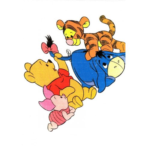 Disney tetra fürdőlepedő 140*140 cm - Micimackó & barátai 