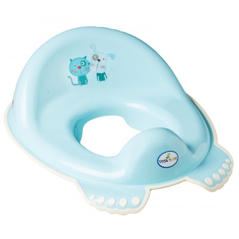 Tega Baby csúszásgátlós WC szűkítő Dog&Cat - light blue