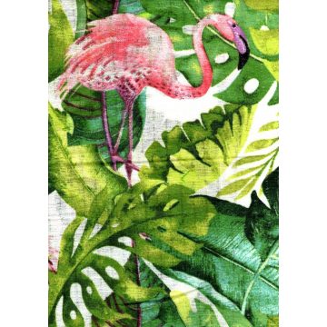 1db-os színes,mintás textil pelenka - Flamingó