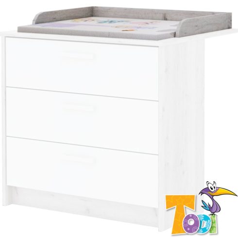 Todi Bee – pelenkázó toldalék 3 fiókos komódhoz