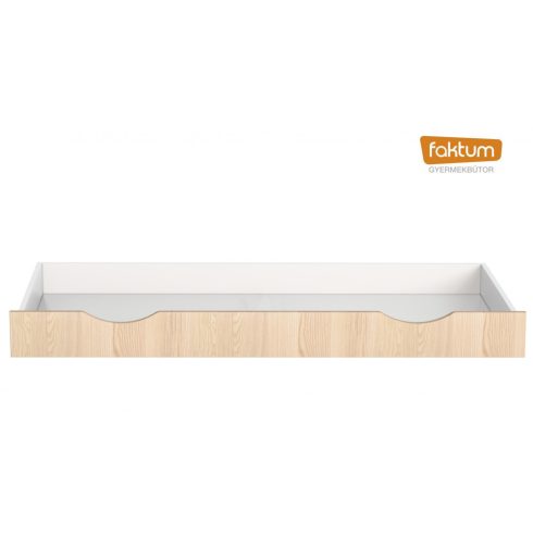 Faktum Alda Classic ágyneműtartó 90X200-as ifjúsági ágyhoz - Coimbra / magasfényű fehér  