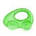 Canpol hűtőrágóka -  zöld autó