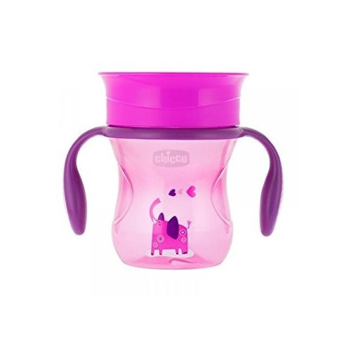 Chicco Perfect 360° itatópohár 200ml - 12m+ pink