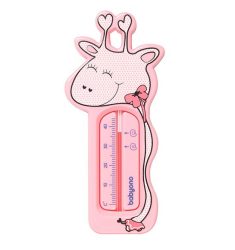BabyOno Vízhőmérő - rózsaszín  zsiráf 