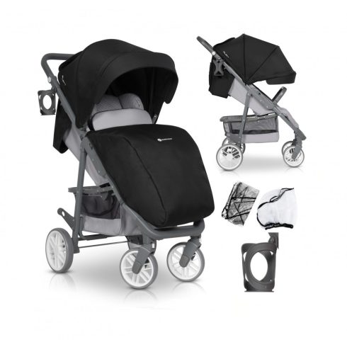 Euro-Cart Flex babakocsi -  22 kg-ig Antrachite