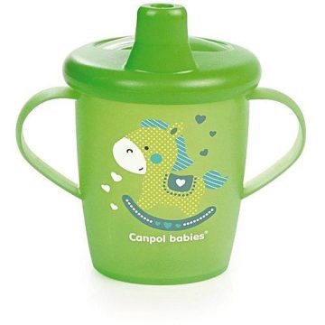   Canpol babies Non-spill cup TOYS 250 ml  csöpögésmentes itatópohár  HINTALÓ